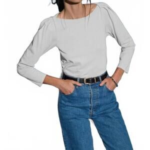 NEW NATION LTD amelie envelope top in white